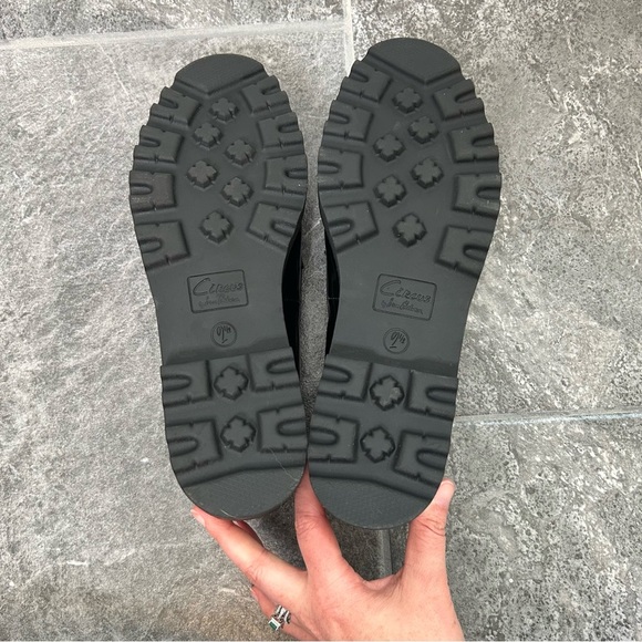 Sam Edelman Circus Black Patent Chunky Loafer Horse Bit Faux Leather Size 9.5 - Picture 7 of 15